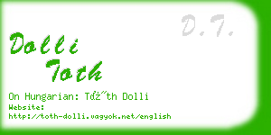 dolli toth business card